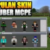 40 Download Skin Pack Minecraft Youtuber Indonesia, File Ringan Tinggal Klik! (capture by Rafli Channel)