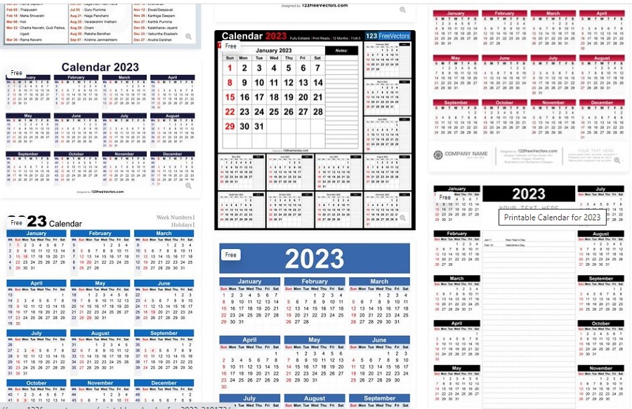 Kalender 2023 Hari Libur Nasional, Download PDF JPG PNG CDR EXCEL Full HD, Tinggal Klik!