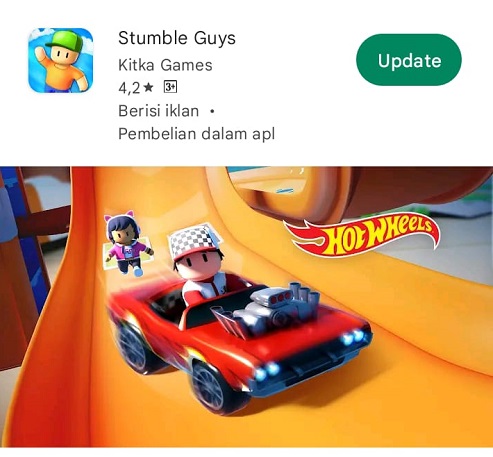 Free LINK Download Stumble Guys Hot Wheels APK Terbaru, Jalani Lintasan Baru dengan Mobil!