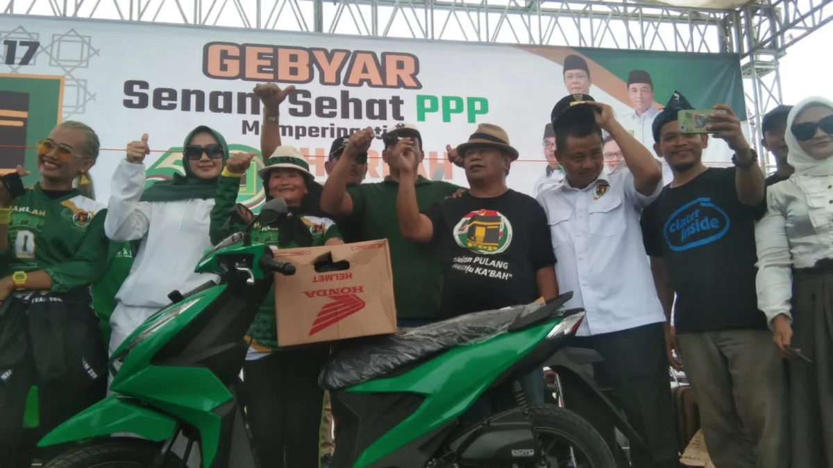 Semarak Harlah PPP Ke-50 di Subang Meriah, Wagub Jabar Bagi-bagi Hadiah