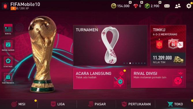 Free Link Download Game FIFA World Cup Qatar 2022 Mod Apk New 2023