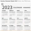 Kalender Digital 2023, Sederhana dan Simple Juga Ringan, Lengkap Tanggal Bulan Puasa 2023, Klik di Sini Gratis