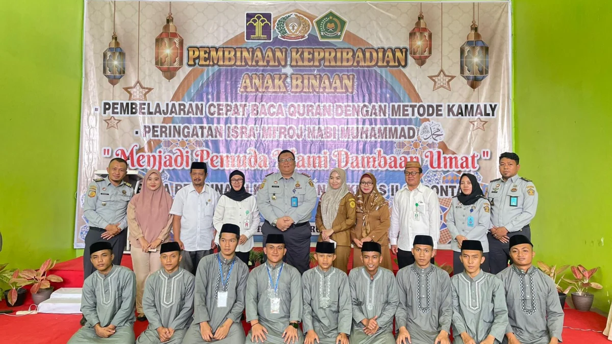 Gunakan Metode Kamaly, LPKA Gorontalo Berikan Pembelajaran Cepat Baca Al-Quran bagi Anak Binaan