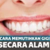 tips memutihkan dan merawat gigi secara alami