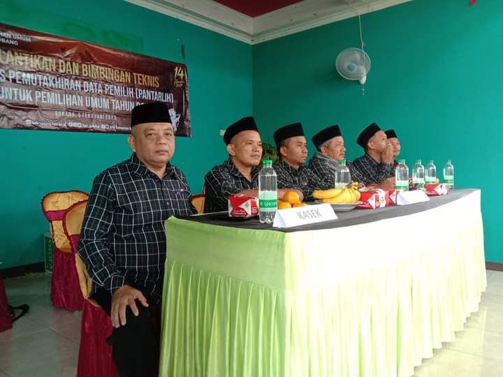 PPK Kecamatan Pusakajaya Siap Sukseskan Pemilu 2024