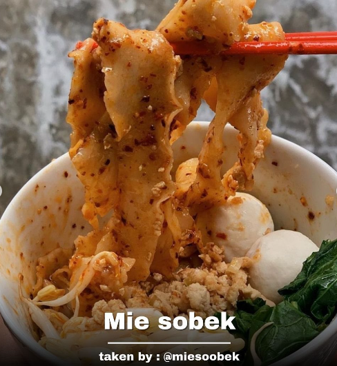 Viral! Chinese Food Bandung, Mie Soobek BiangMie Halal! (via instagram: miesoobek)