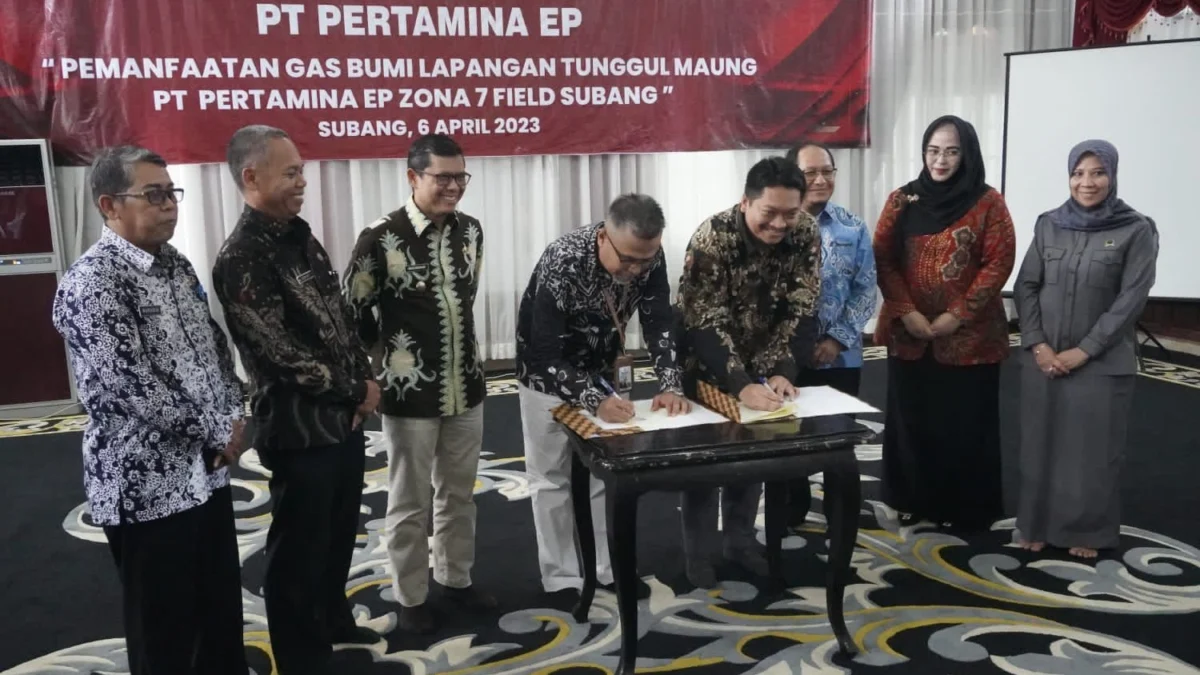 PT Subang Energi Abadi dan PT Pertamina EP Komitmen Perpanjang Kerja Sama Pemanfaatan Gas Bumi di Subang 