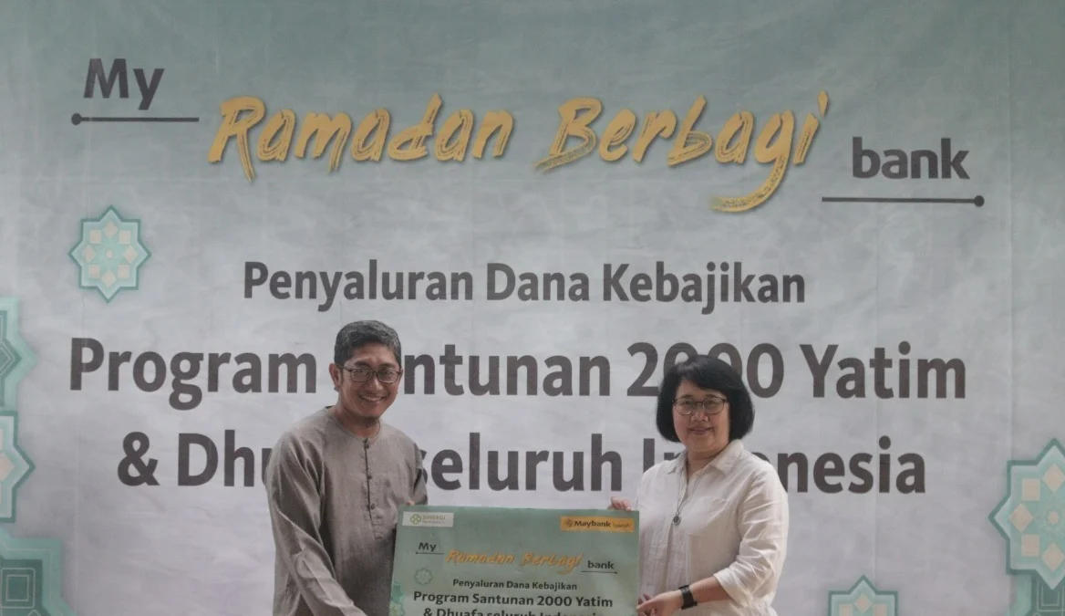 Program Ramadan UUS Maybank Indonesia Jangkau Ribuan Anak Yatim Penerima Bantuan