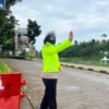 Polwan Cantik dari Polres Subang Briptu Rahma Yunita Rela Tak Mudik Demi Amankan Lalulintas
