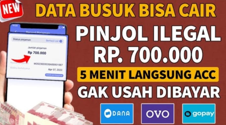 Pinjaman Online Ilegal 700 Ribu 5 Menit Langsung ACC Gak Usah Dibayar