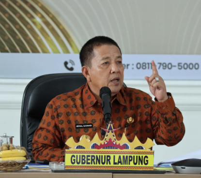 Gubernur Lampung (Foto via Pemprov Lampung)