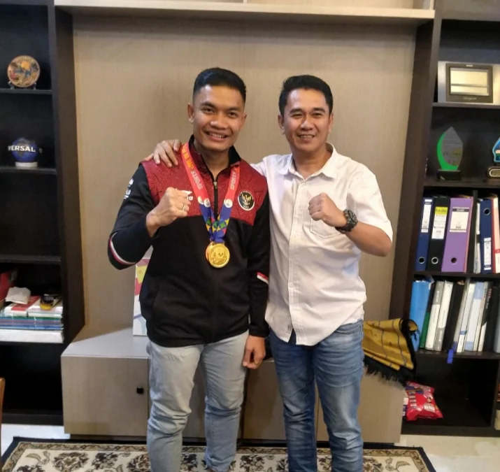 Atlet Karate Sandy Firmansyah  Raih Emas SEA Games 2023, Ketum KONI Subang ARD: Prestasi Membanggakan 