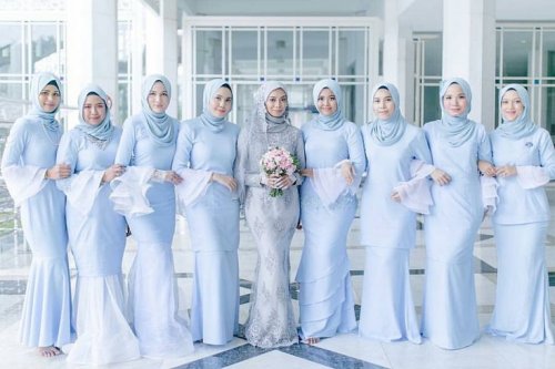 Rekomendasi OOTD Bridesmaid hijab 2023, Simple But Elegant