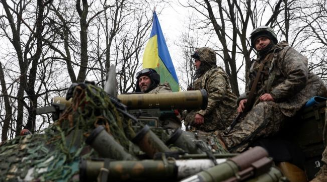 Pasukan Ukraina di Bakhmut