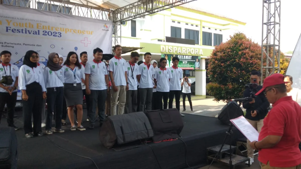 Disparpora Subang Gelar Kabizza Youth Entreupreneur Festival 2023