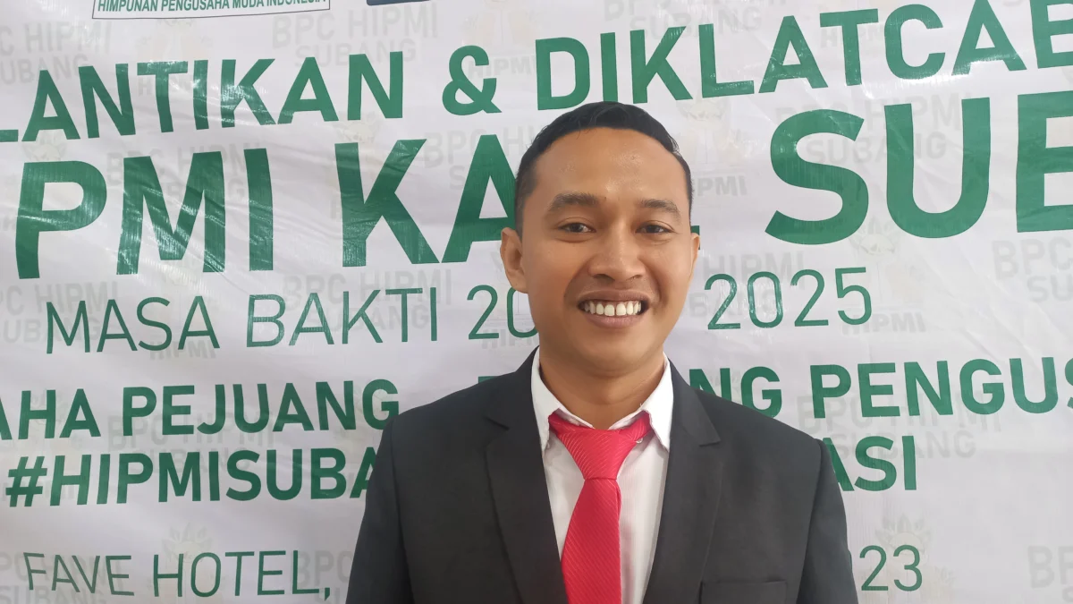Kelvie Pratama Resmi Dilantik Nahkodai BPC HIPMI Subang, Siap Tingkatkan Kualitas Pengusaha Lokal