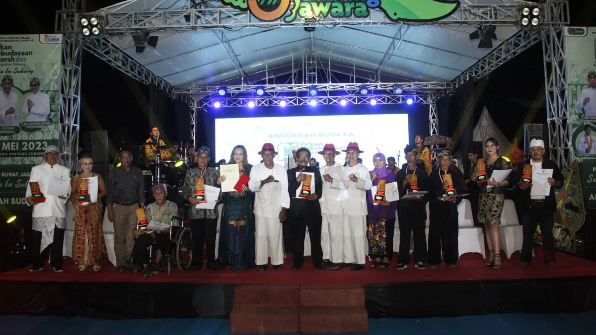 Berikut Ini Penerima Anugerah Budaya dalam Pekan Kebudayaan Daerah Subang 