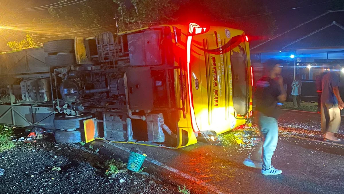 Kronologi Kecelakaan Bus Pariwisata di Jalan Raya Ciater Dekat Wisata D'Castello, Kapolres Subang Sebut Tidak Ada Korban Jiwa