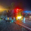 Bus Alami Kecelakaan di Jalan Raya Ciater Subang