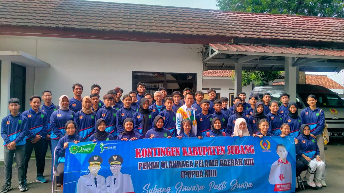 Ikuti Popda ke-13 Jawa Barat 48 Atlet Subang Dilepas Ketua KONI