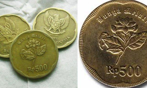 Uang Koin Rp 500 Bergambar Melati Tahun 1992 Diajual Harga Berapa?