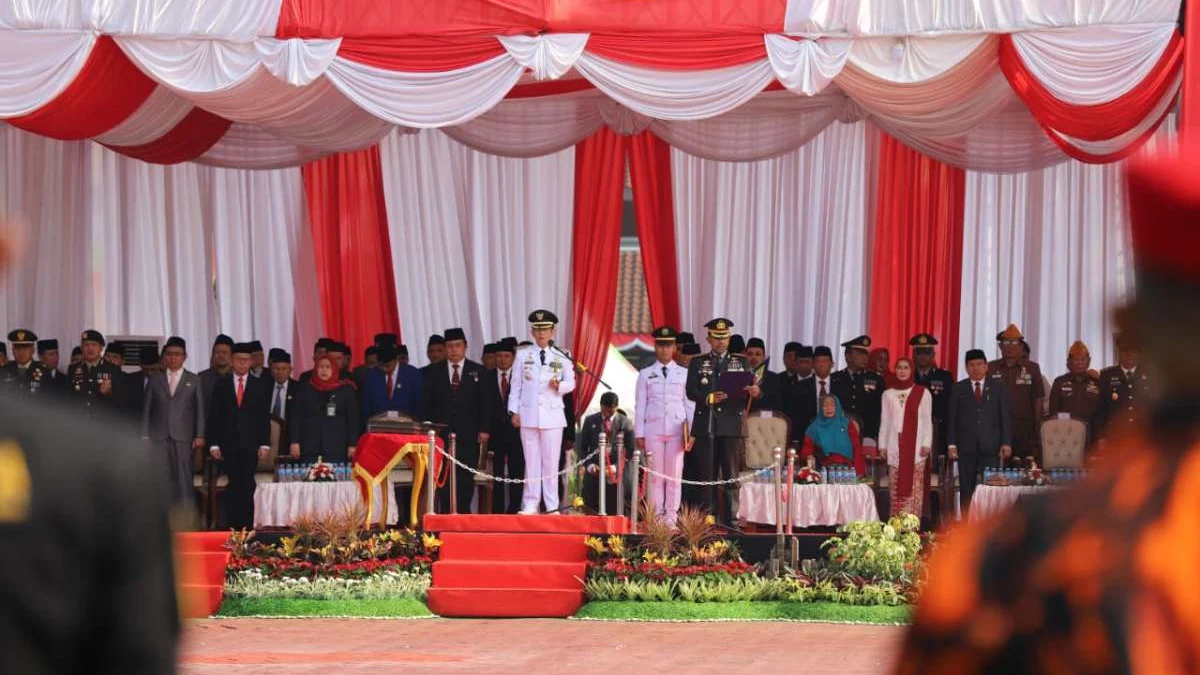 Pimpin Upacara HUT RI Ke-78, Dani Ramdan: Kabupaten Bekasi Jadi Bagian Perjalanan Bangsa Indonesia