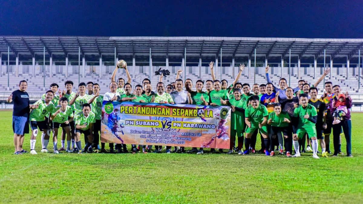 Kemenangan Dramatis 4-3: PN Subang FC Menang pada Pertandingan Persahabatan Melawan PN Karawang