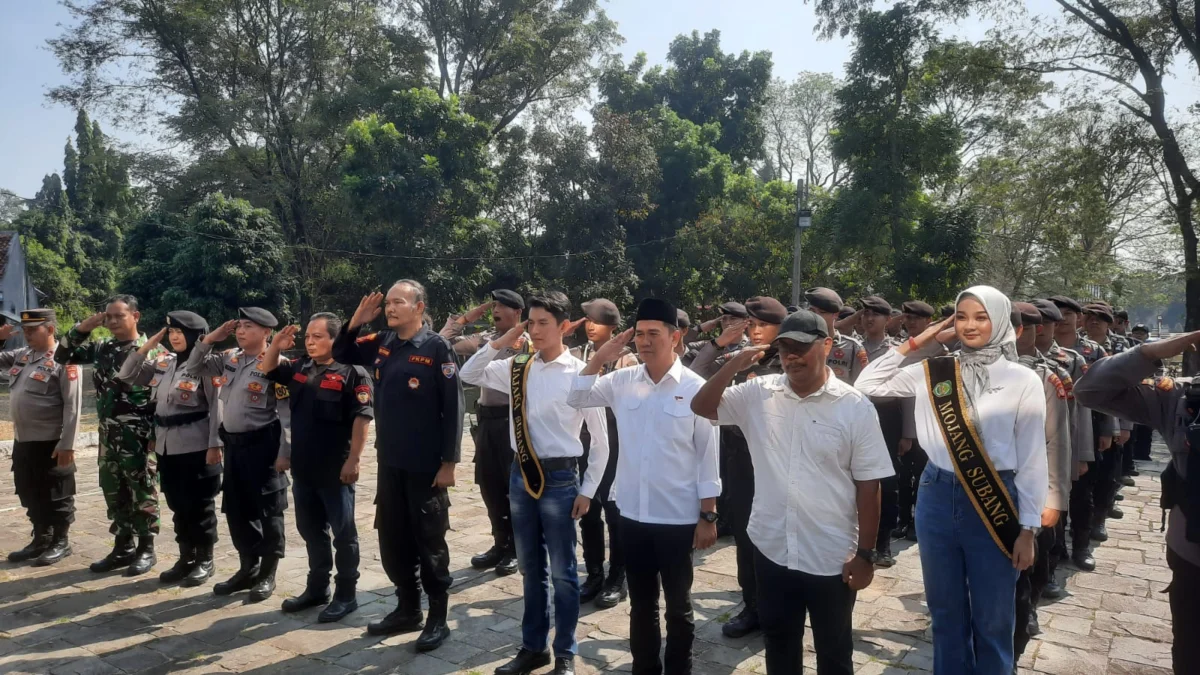 Samapta Polres Subang Gandeng Beragam Pihak 'Memerahputihkan' Subang
