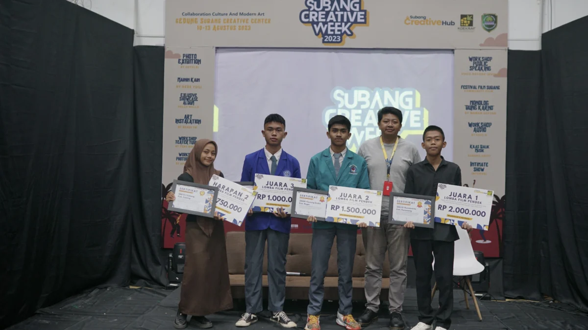 Berikut Pemenang Lomba Festival Film Subang dalam Subang Creative Week 2023