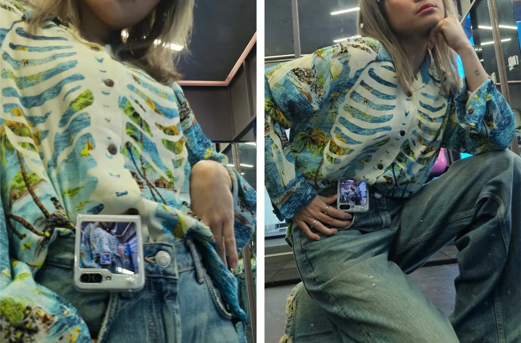 Ini Dia Cara Buat Konten Mirror Selfie Aesthetic Pakai Galaxy Z Flip5 