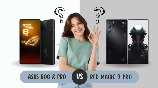 Asus ROG 8 Pro VS Red Magic 9 Pro Ponsel Gaming Terbaik
