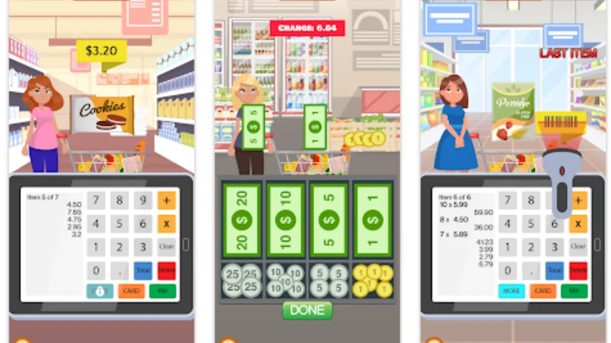 Unlimited Money Supermarket Cashier Simulator