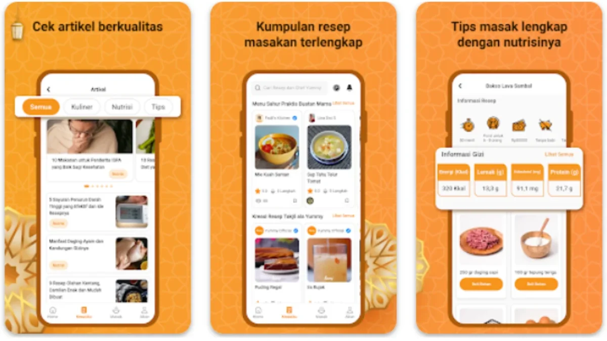 Aplikasi Resep Masakan Indonesia Untuk Sahur dan Buka Puasa Ramadhan 2024