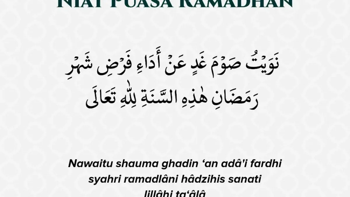 Niat Puasa Ramadan Menurut Imam Syafi\'i, Lengkap terjemahannya!