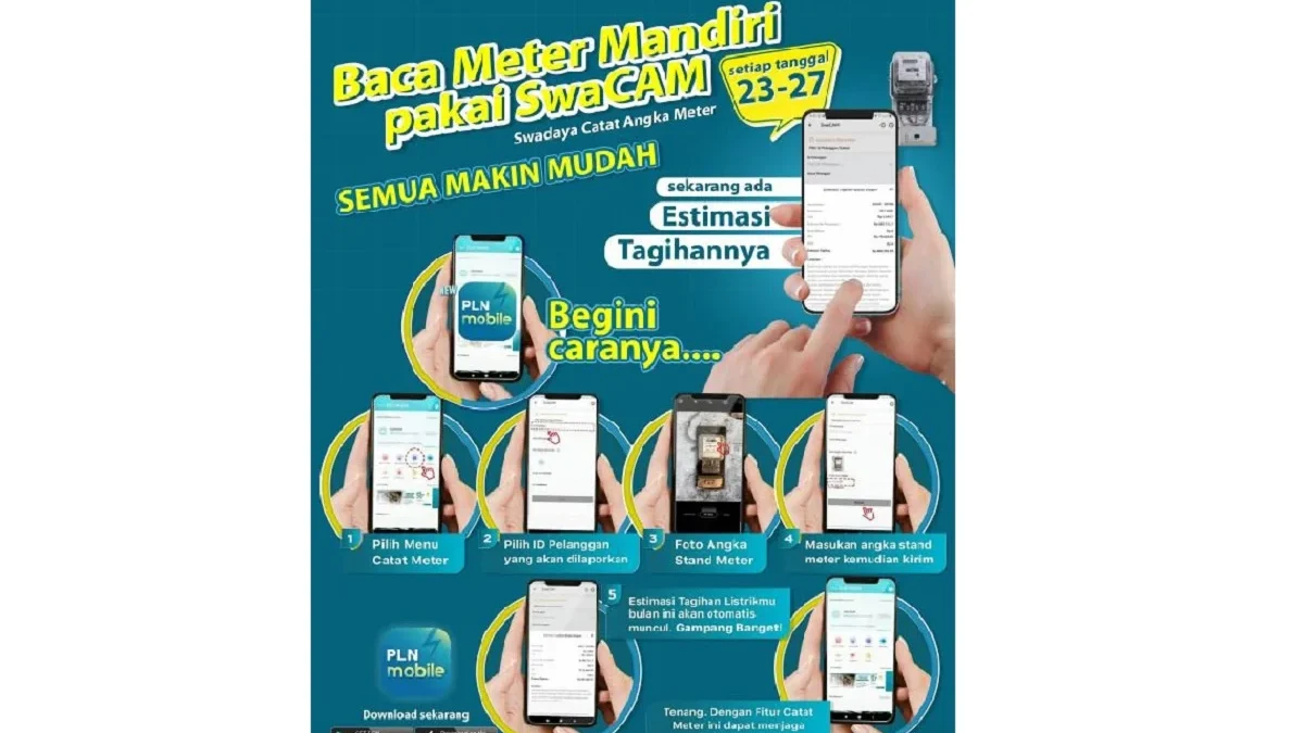 Yuk Catat Meter Listrik Secara Mandiri Lewat Fitur SWACAM Di Apliksasi New PLN Mobile