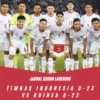 Jadwal Siaran Langsung Timnas Indonesia U-23 vs Guinea U-23, Kamis 9 Mei 2024