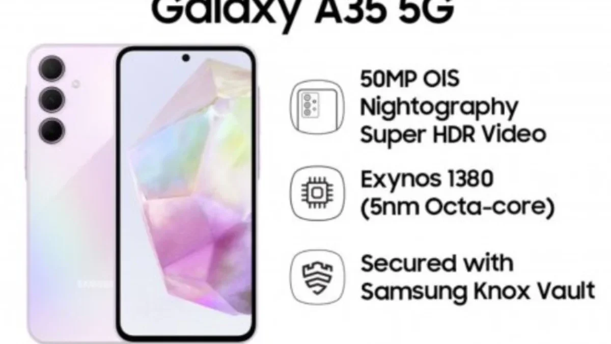 Spesifikasi Samsung Galaxy A35: Smartphone 5G Menengah yang Mumpuni