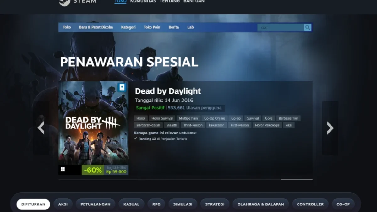 Jangan Lewatkan Diskon Game Seru di Steam Agustus 2024!(Steam)