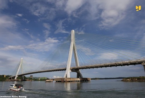 Jembatan Pulau Balang jadi salah satu proyek infrastruktur Kementerian PUPR yang dibiayai dengan pagu TA 2021-Birkompu-