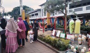 RUANG PUBLIK: Alun-Alun Cicalengka, Kabupaten Bandung jadi fasilitas ruang publik yang saat ini diklaim milik Pemkab Bandung.JABAR EKSPRES