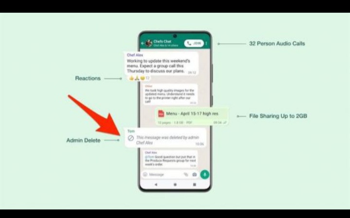 Cara Menggunakan Fitur Baru Whatsapp untuk Admin Grup, Hapus Obrolan Spam (WAbetaInfo)